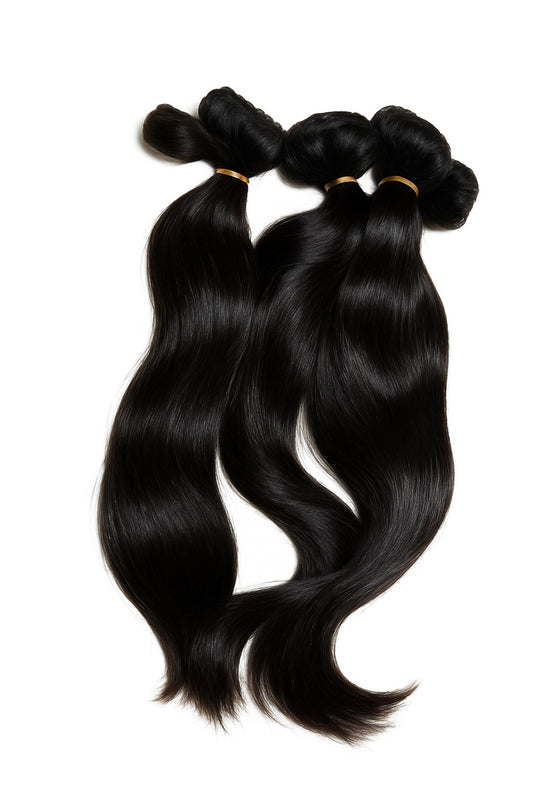 4Eleven Hair | 3-Bundle Raw Vietnamese Natural Straight Hair Extensions | Premium Luxury
